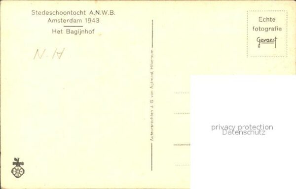 Amsterdam Niederlande Stedeschoontocht Bagijnhof – Bild 2