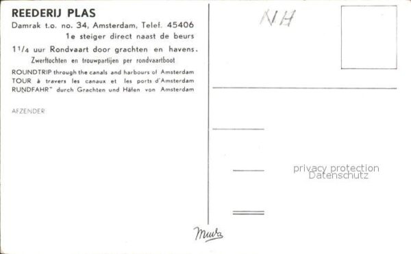 Amsterdam Niederlande Reederij Plas – Bild 2