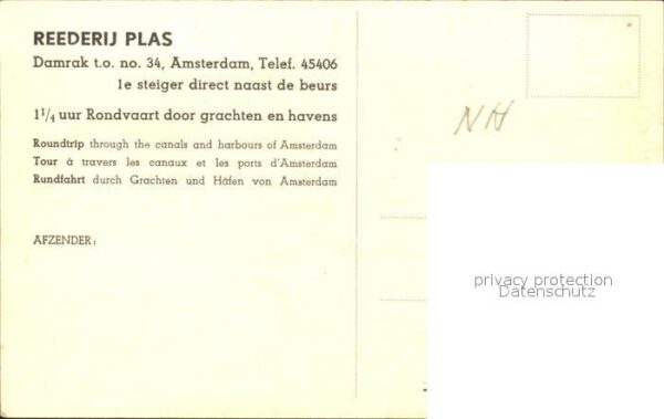 Amsterdam Niederlande Reederij Plas – Bild 2