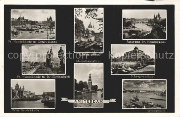 Amsterdam Niederlande Pr Hendrikkade Scheepvaarthuis Schreier
