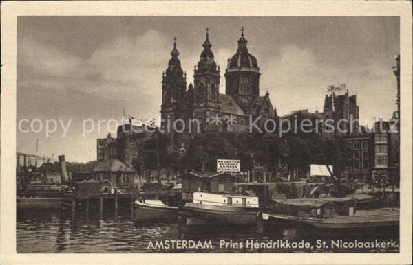 Amsterdam Niederlande Prins Hendrikkade St Nicolaaskerk