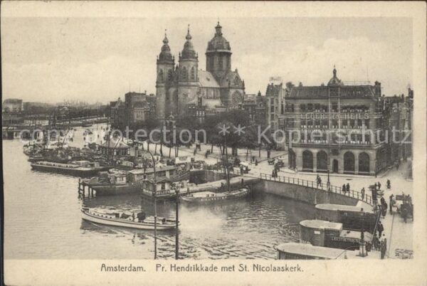 Amsterdam Niederlande Pr Hendrikkade St Nicolaaskerk