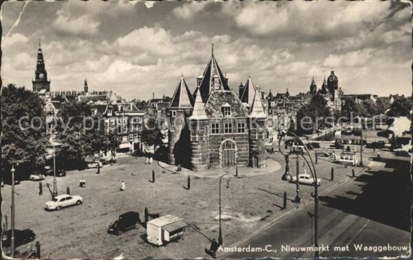 Amsterdam Niederlande Nieuwmarkt Waaggebouw