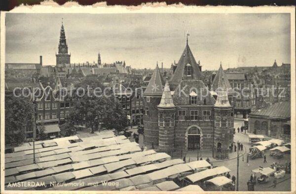 Amsterdam Niederlande Nieuwmarkt Waag