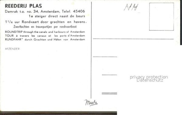 Amsterdam Niederlande Reederij Plas – Bild 2