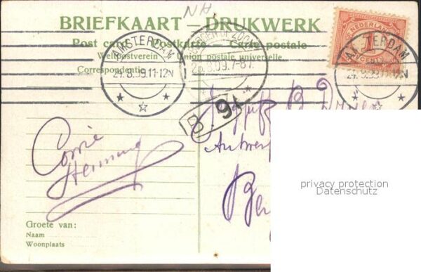 Amsterdam Niederlande Burgwal – Bild 2
