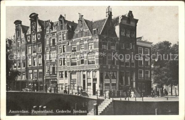 Amsterdam Niederlande Papeneiland Gedeelte Jordaan