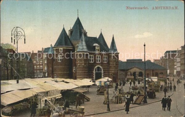 Amsterdam Niederlande Markt