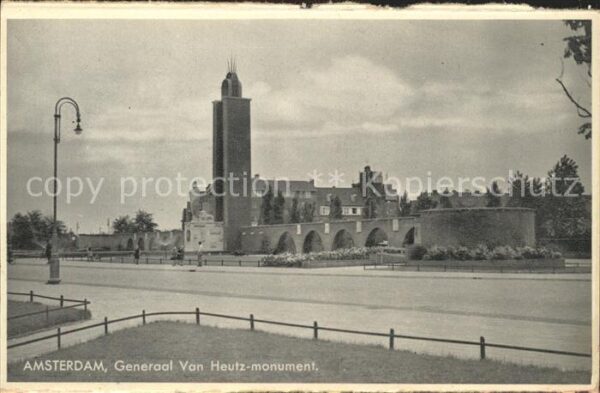 Amsterdam Niederlande Generaal Heutz monument