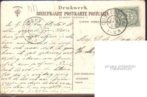Amsterdam Niederlande Postkantoor Burgwal – Bild 2
