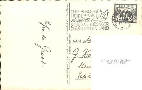 Den Haag Zuiderpark met Jan Ligthart Monument Ot – Bild 2