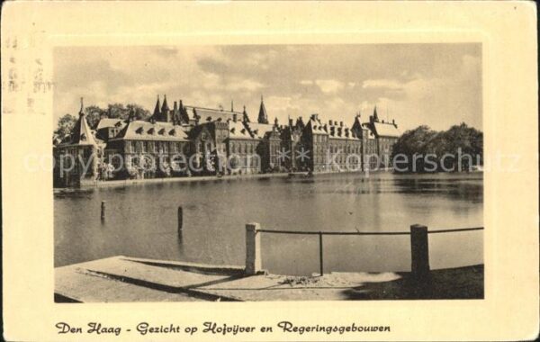 Den Haag Hofvijver en Regeringsgebouwen
