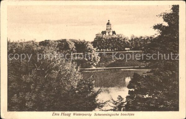 Den Haag Waterpartij Scheveningsche boschjes