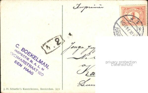 s-Gravenhage Ruiterstandbeeld Prins Willem I Noordei – Bild 2