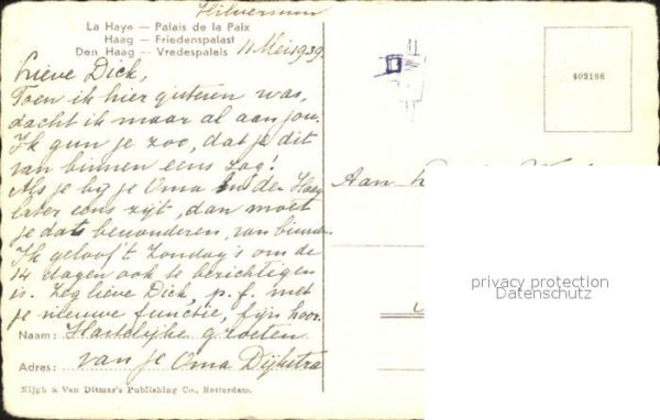Den Haag Vredespaleis Friedenspalast – Bild 2