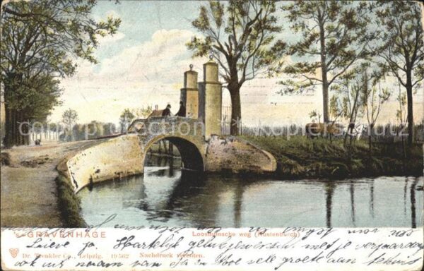 s-Gravenhage Loosduinsche weg Rustenburch Brücke