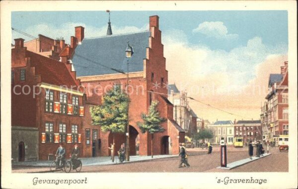 s-Gravenhage Gevangenpoort Künstlerkarte