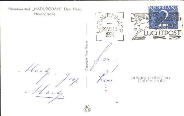 Den Haag Miniatuurstad Madurodam Herengracht – Bild 2