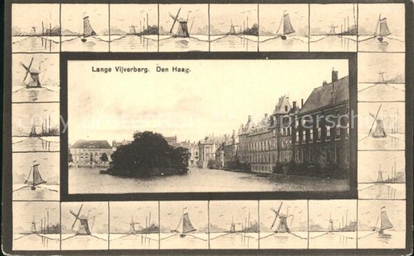 Den Haag Lange Vijverberg Molen Windmühle