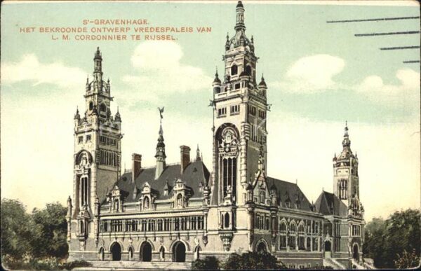 s-Gravenhage Vredespaleis Friedenspalast Ontwerp Cor