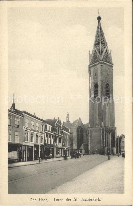 Den Haag Toren St Jacobskerk Kirche