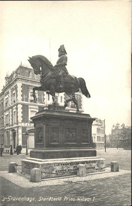 s-Gravenhage Standbeeld Prins Willem I Monument Denk