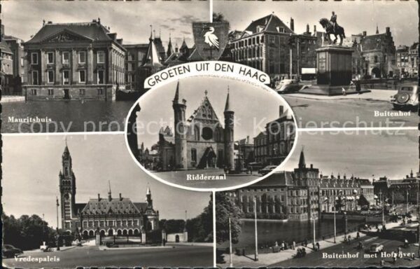 Den Haag Mauritshuis Buitenhof Monument Vredespa