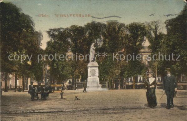 s-Gravenhage Plein Denkmal Statue