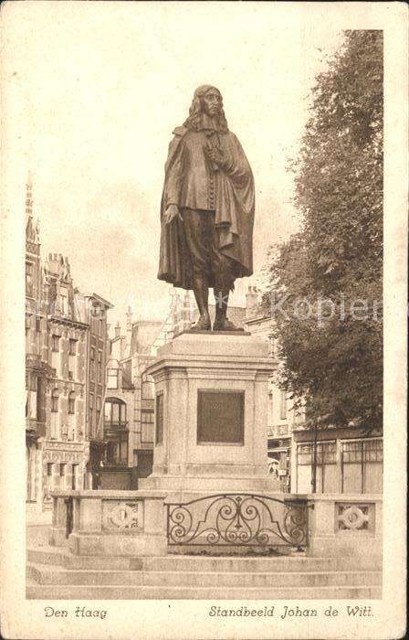 Den Haag Standbeeld Johan de Witt Statue Denkmal