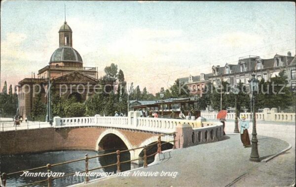 Amsterdam Niederlande Muiderpoort Nieuwe brug Strassenbahn