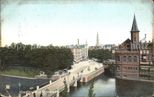 Amsterdam Niederlande Raampoort Brücke