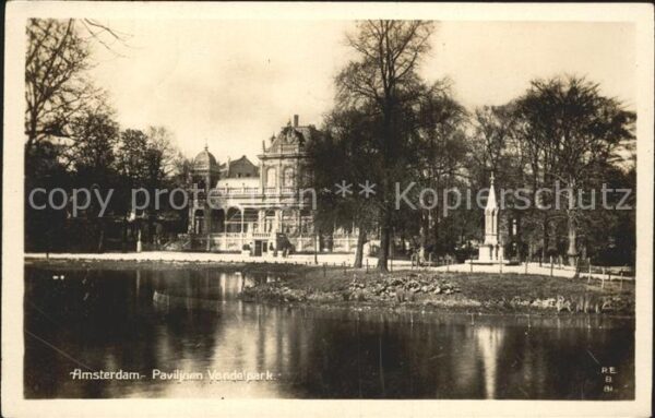 Amsterdam Niederlande Paviljoen Vondelpark