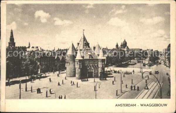 Amsterdam Niederlande Waaggebouw