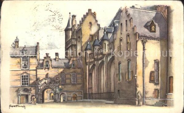 s-Gravenhage Binnenhof Künstlerkarte