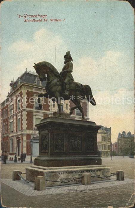 s-Gravenhage Standbeeld Prins Willem I Denkmal
