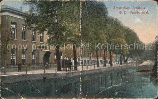 Amsterdam Niederlande Stadhuis O.Z. Voorburgwal
