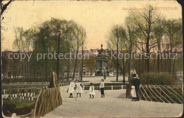 Amsterdam Niederlande Sarphatiepark Monument