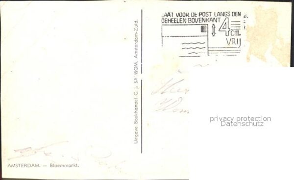 Amsterdam Niederlande Bloemmarkt – Bild 2