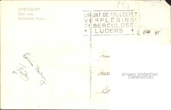 Amsterdam Niederlande Dam met Koninklijk Paleis – Bild 2