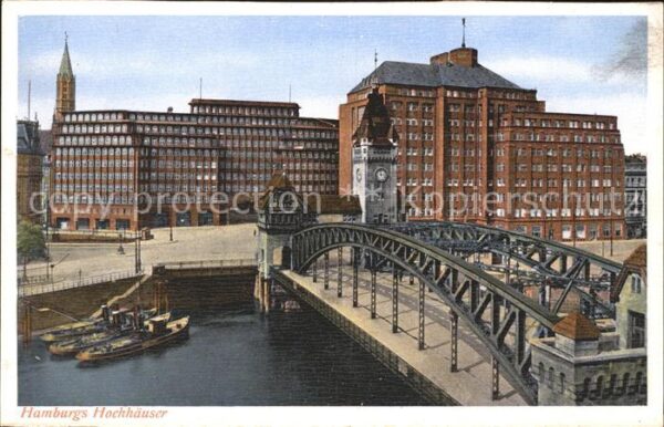 Hamburg Hochhäuser Brücke