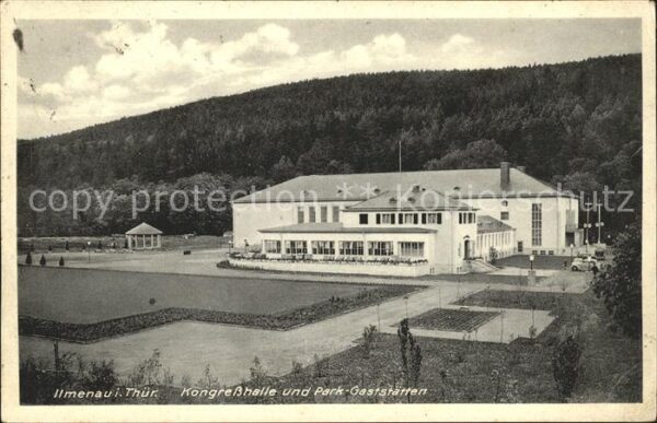 Ilmenau Thueringen Kongreßhalle udn Park-Gaststätte