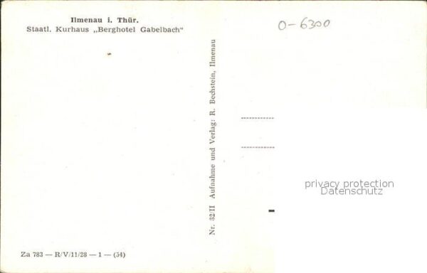 Ilmenau Thueringen Kurhaus Berghotel Gabelbach – Bild 2