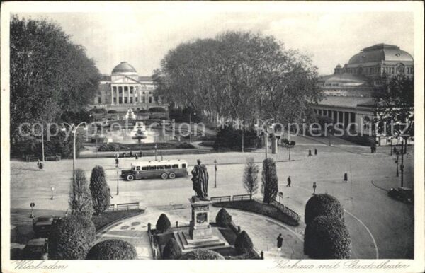 Wiesbaden Kurhaus mit Staatstheatre