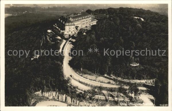 Koenigswinter Kurhotel Petersberg Fliegeraufnahme