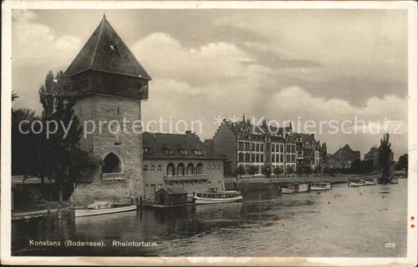 Konstanz Bodensee Rheintorturm