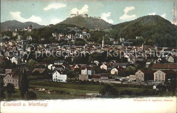 Eisenach Thueringen mit Wartburg