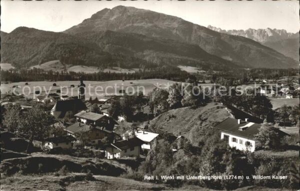 Reit Winkl mit Unterberghorn und Wildem Kaiser