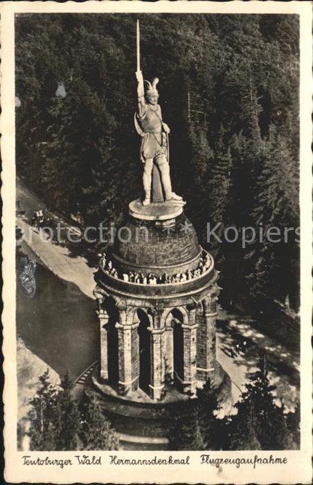 Hermannsdenkmal Fliegeraufnahme