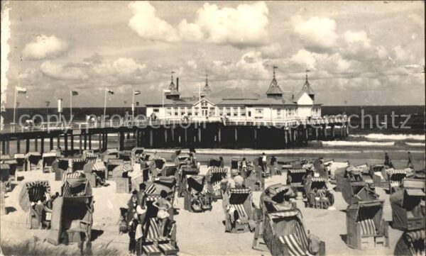 Ahlbeck Ostseebad Seebrücke Strand