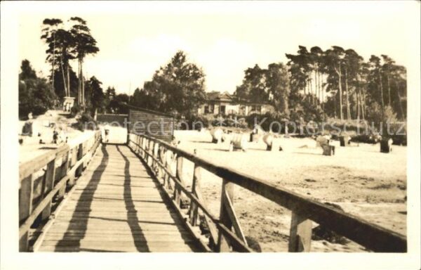 Lubmin Ostseebad Strand Seebrücke